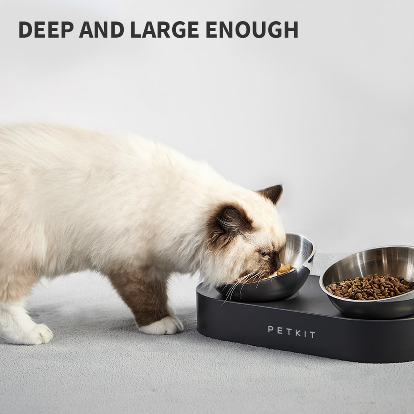 PETKIT CYBERTAIL easy-clean design reduces mess and time after meals.