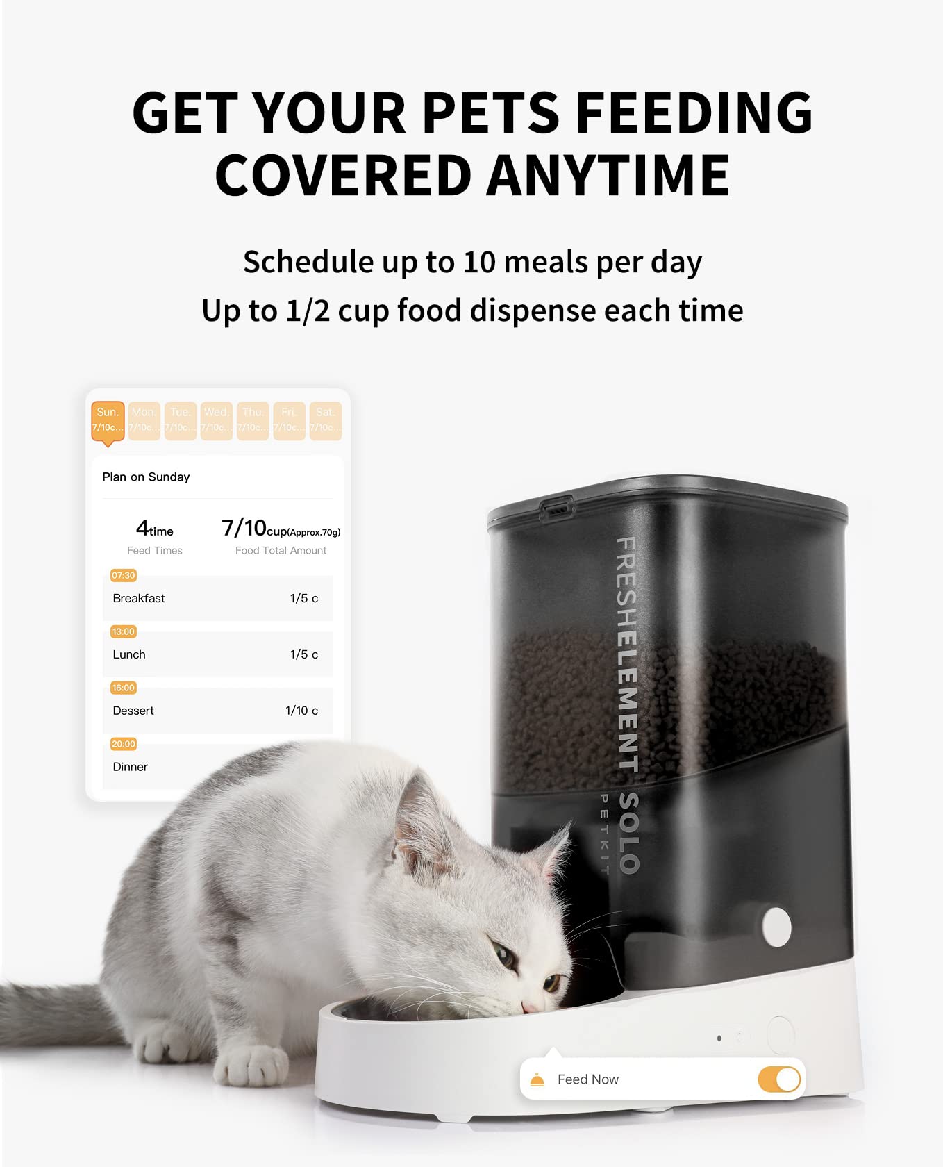 PETKIT desiccant bag and moisture seal keep kibble dry and fresh