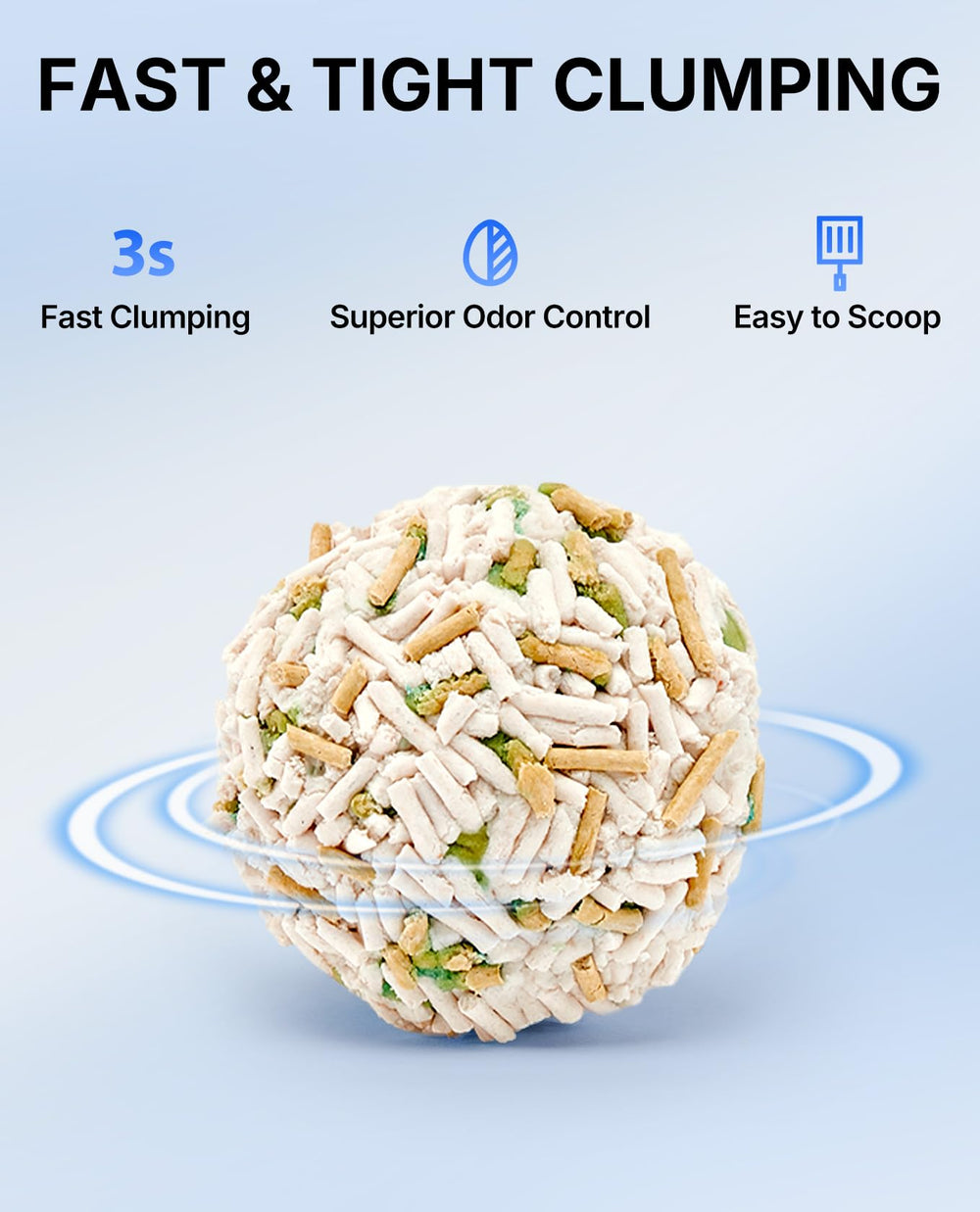 PETKIT flushable litter clumps for toilet disposal with caution