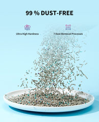 PETKIT Mixed Cat Litter activated carbon reduces odors during daily use.