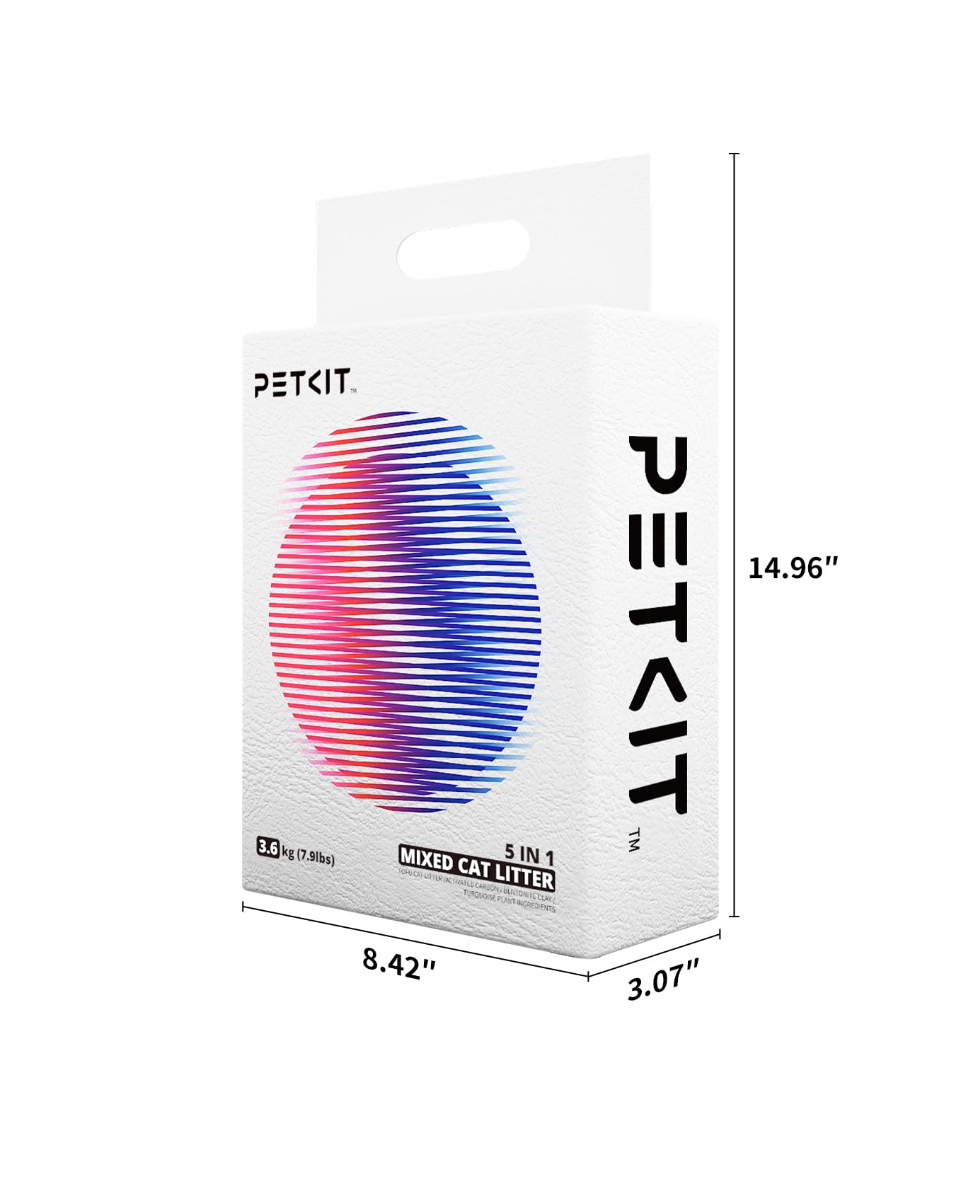 PETKIT Litter is suitable for multi-cat households with strong absorption.