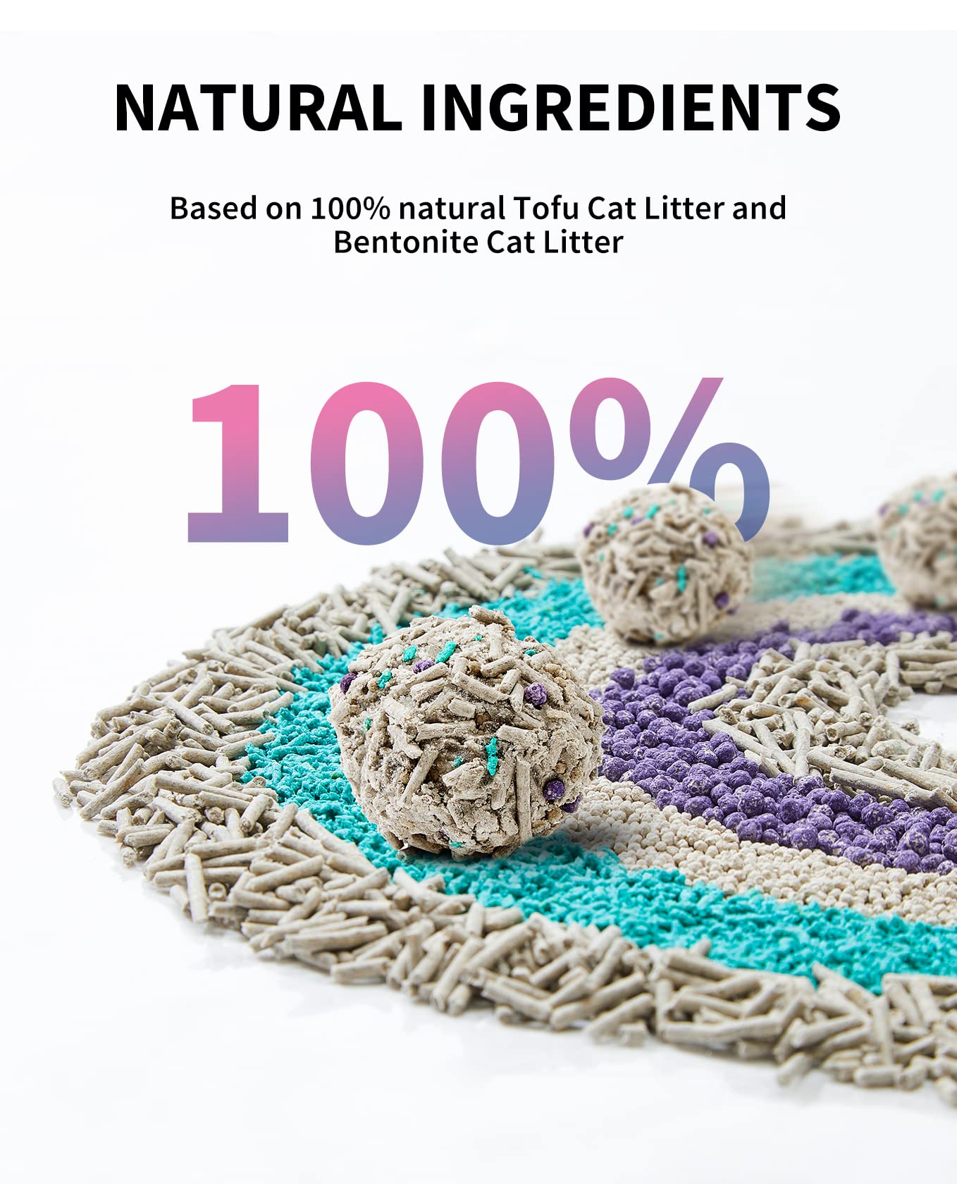 PETKIT uses natural ingredients for a safer, eco-friendly litter option.