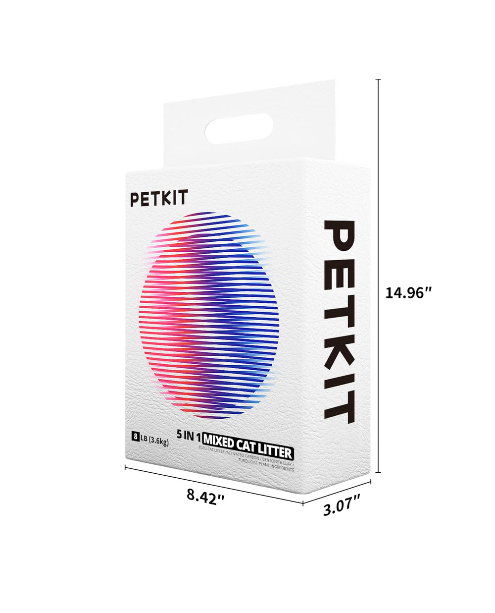 PETKIT Mixed Cat Litter multi-cat-friendly packaging and easy storage.