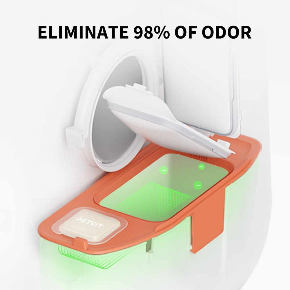 PETKIT N50 Odor Eliminator case-design keeps hands clean during replacement.