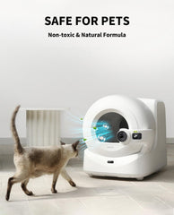 PETKIT N60 installed inside PUROBOT Ultra demonstrates easy odor control integration.