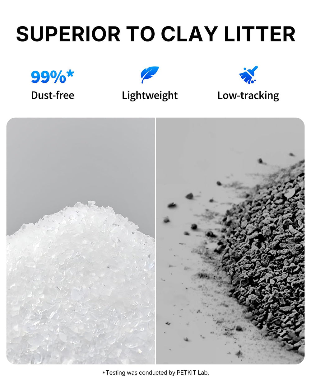 PETKIT PH crystal litter box setup ready for easy maintenance and care.