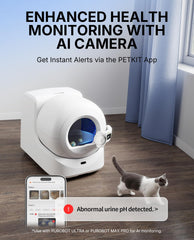 PETKIT pH detection color change signals urine pH for spotting changes