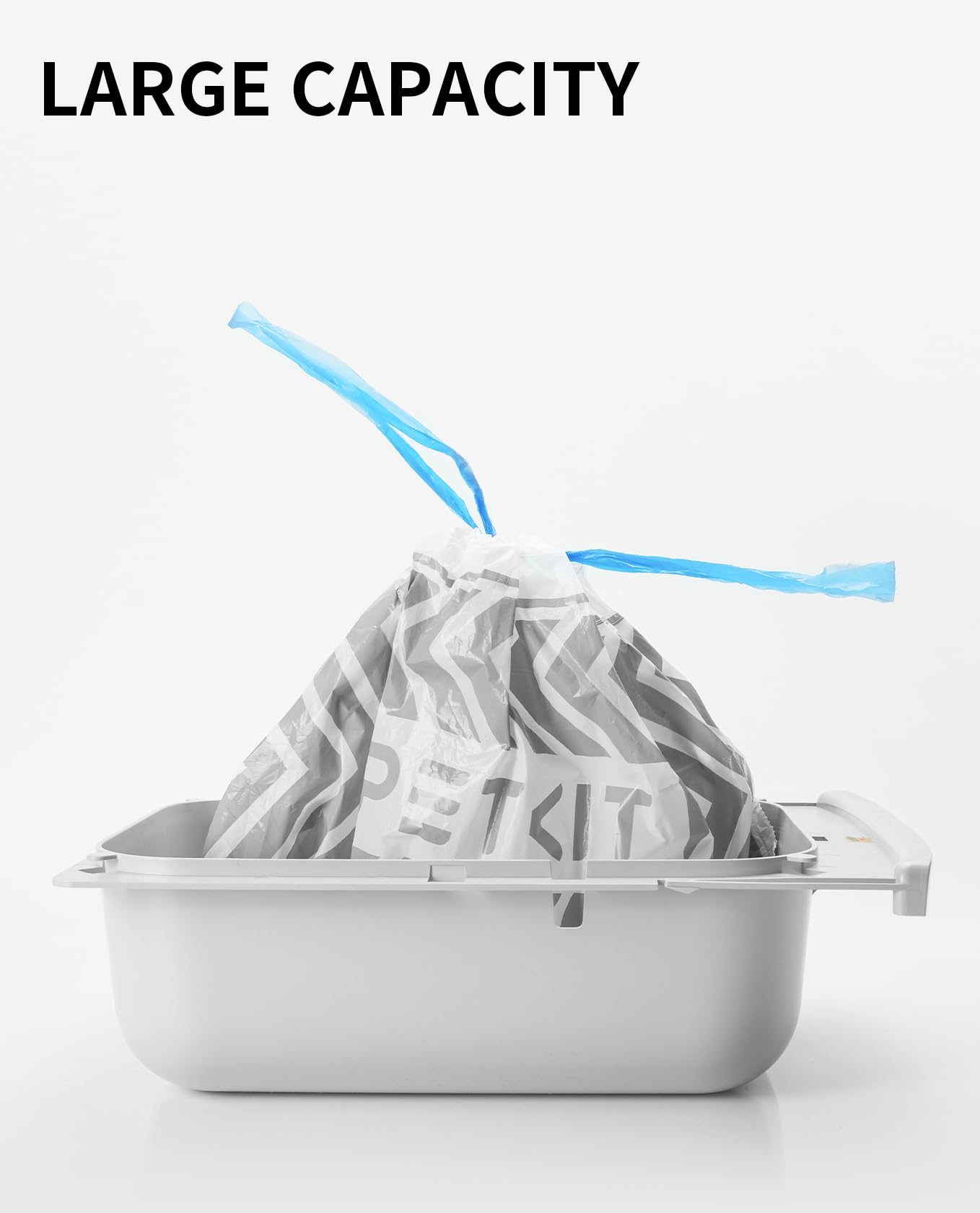 PETKIT PuraX LDPE material provides strong tear resistance for durable use