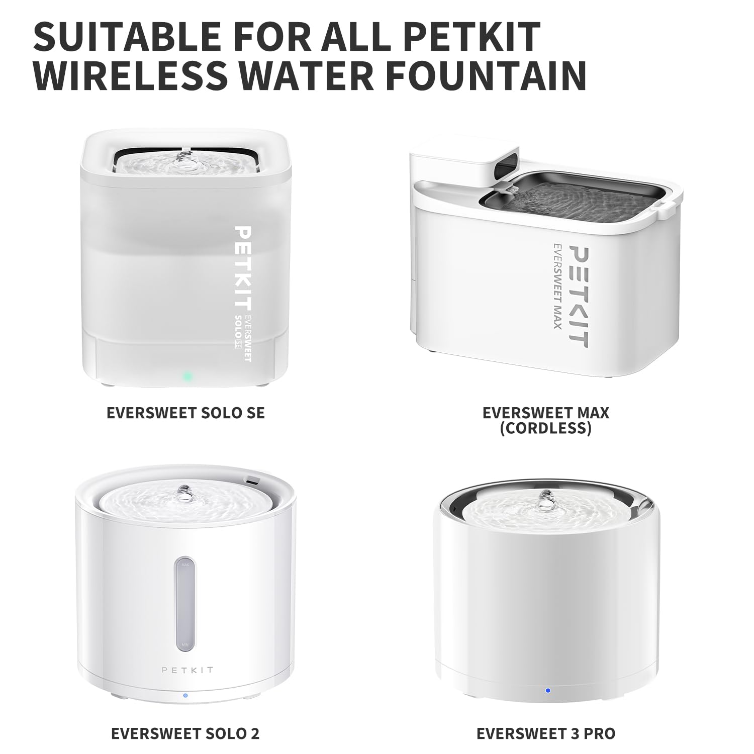 PETKIT replaced pump Solo 2 water-flow test highlighting smooth hydration delivery.