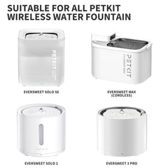 PETKIT replaced pump Solo 2 water-flow test highlighting smooth hydration delivery.