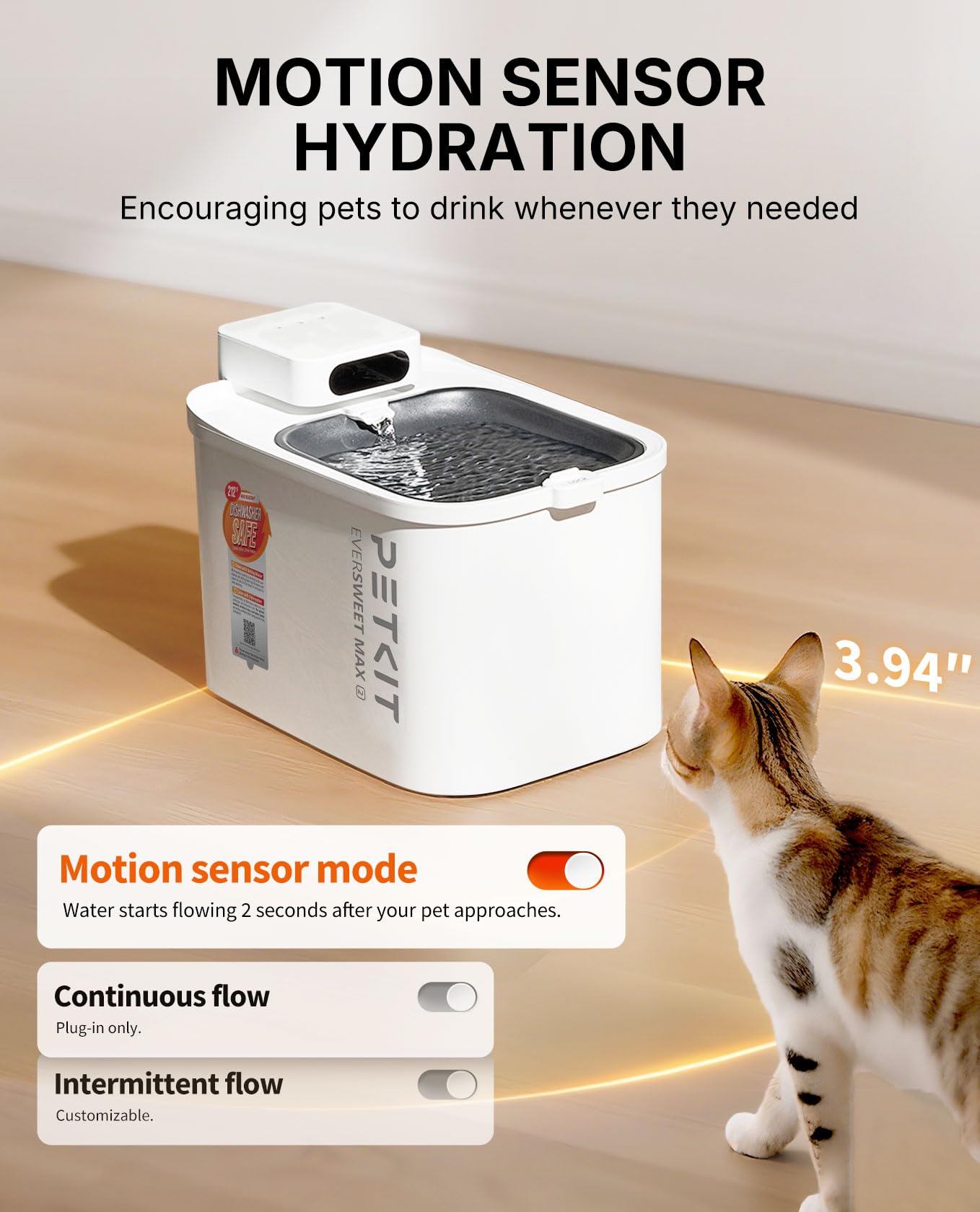 PETKIT smart app monitoring provides hydration insights and alerts
