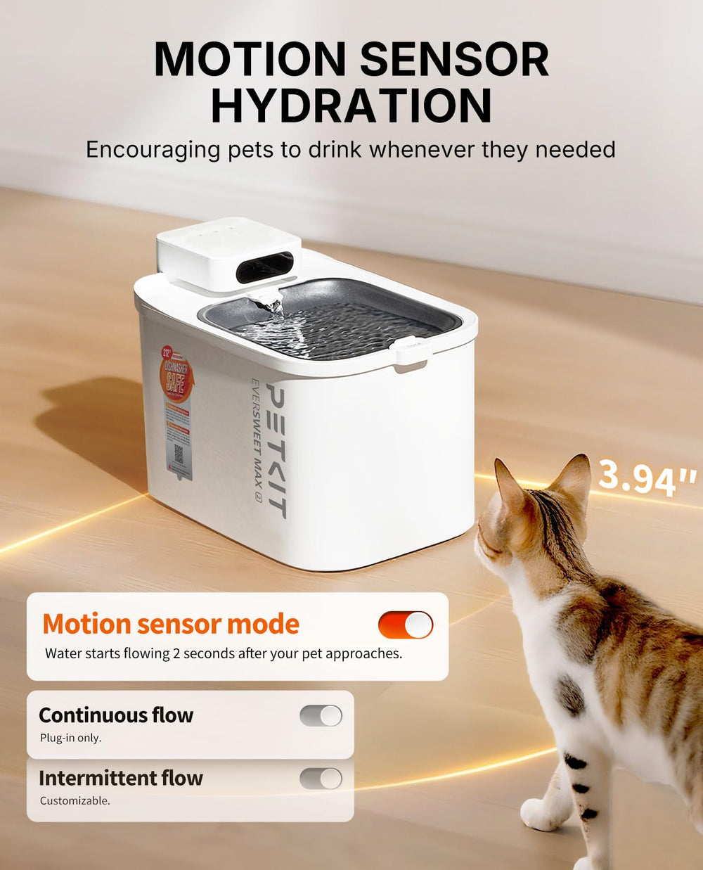 PETKIT smart app monitoring provides hydration insights and alerts