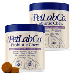PetLab Co. Probiotics dog bottle for easy daily dosing and quality