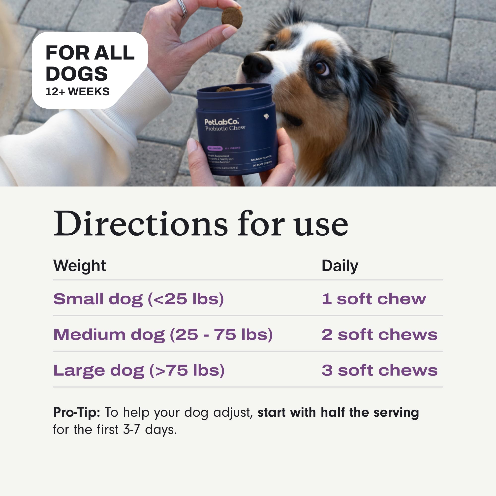 PetLab Co. Probiotics NASC-certified badge signals trusted standards
