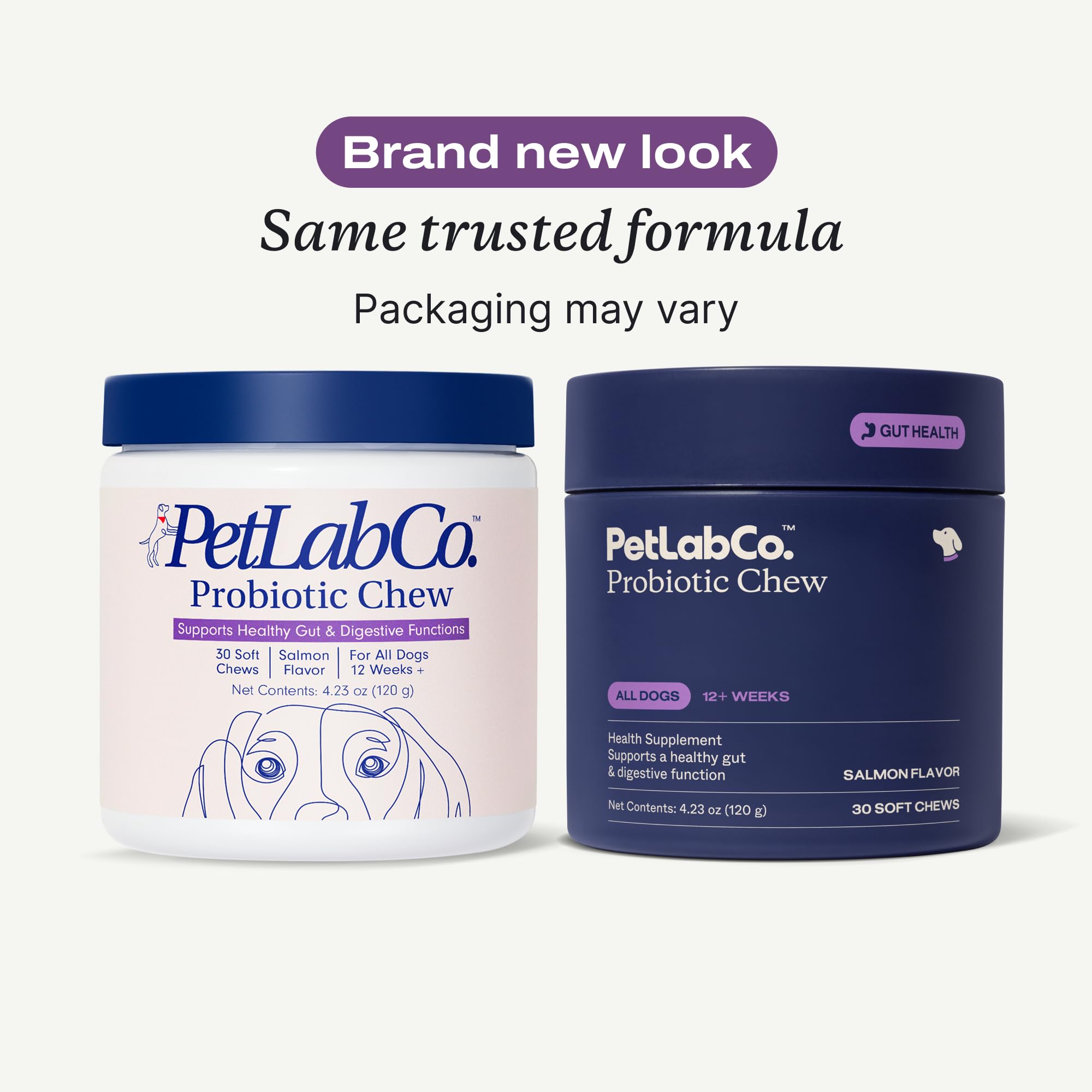PetLab Co. Probiotics soft chews with tasty texture for digestive support