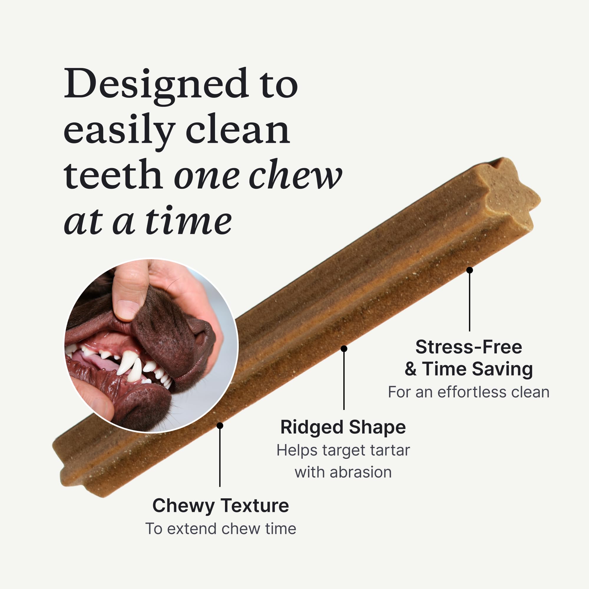 PetLab Co Dental Sticks pack emphasizes 30-second daily use.