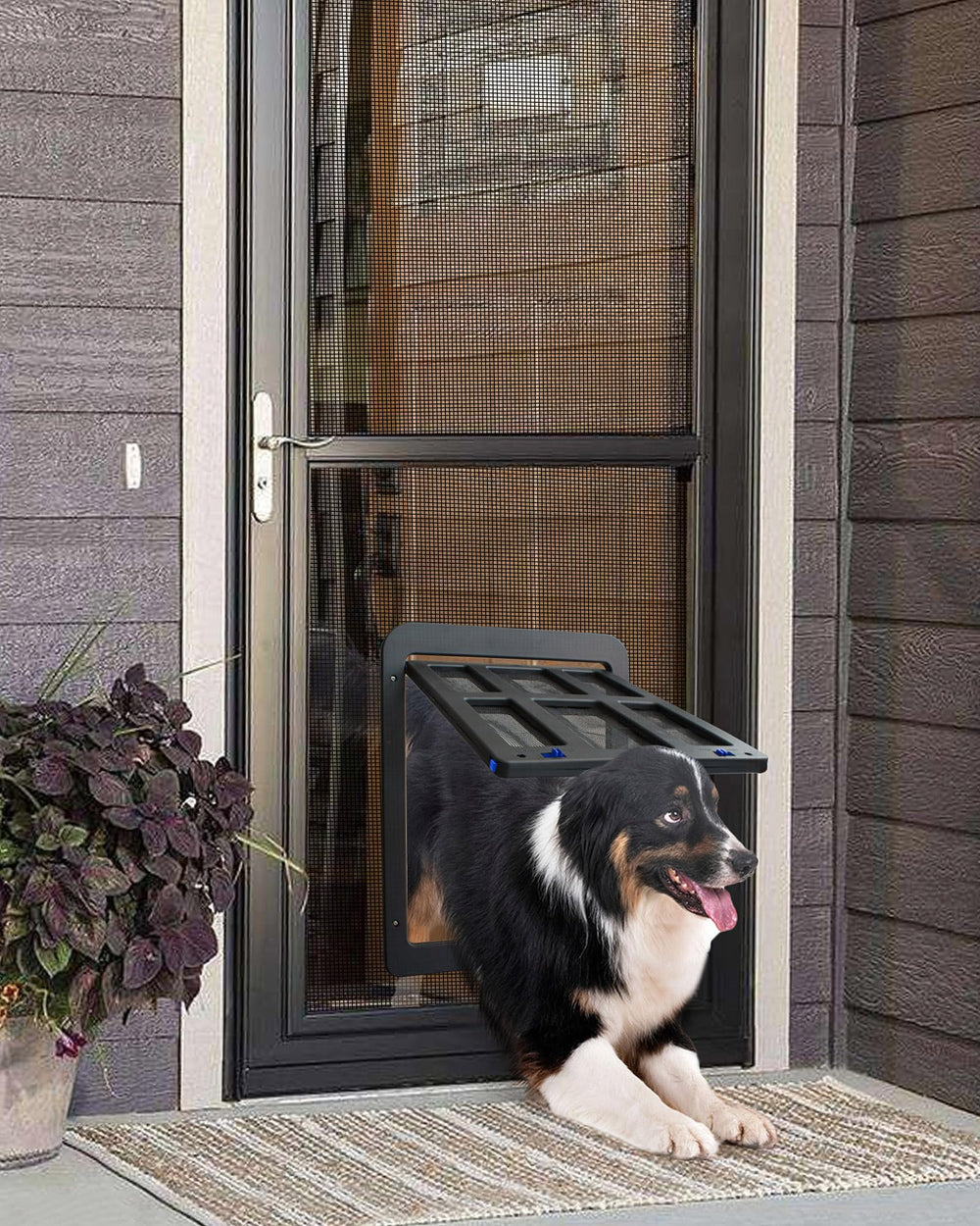 PETLESO dog door inner-flap 14.4x11.2 inch dimensions for pets.
