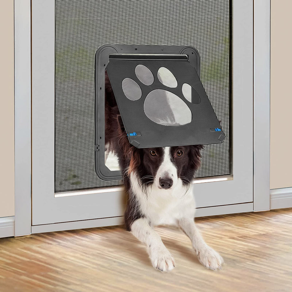 PETLESO dog door screen outer 14x16 enables quick access through doors