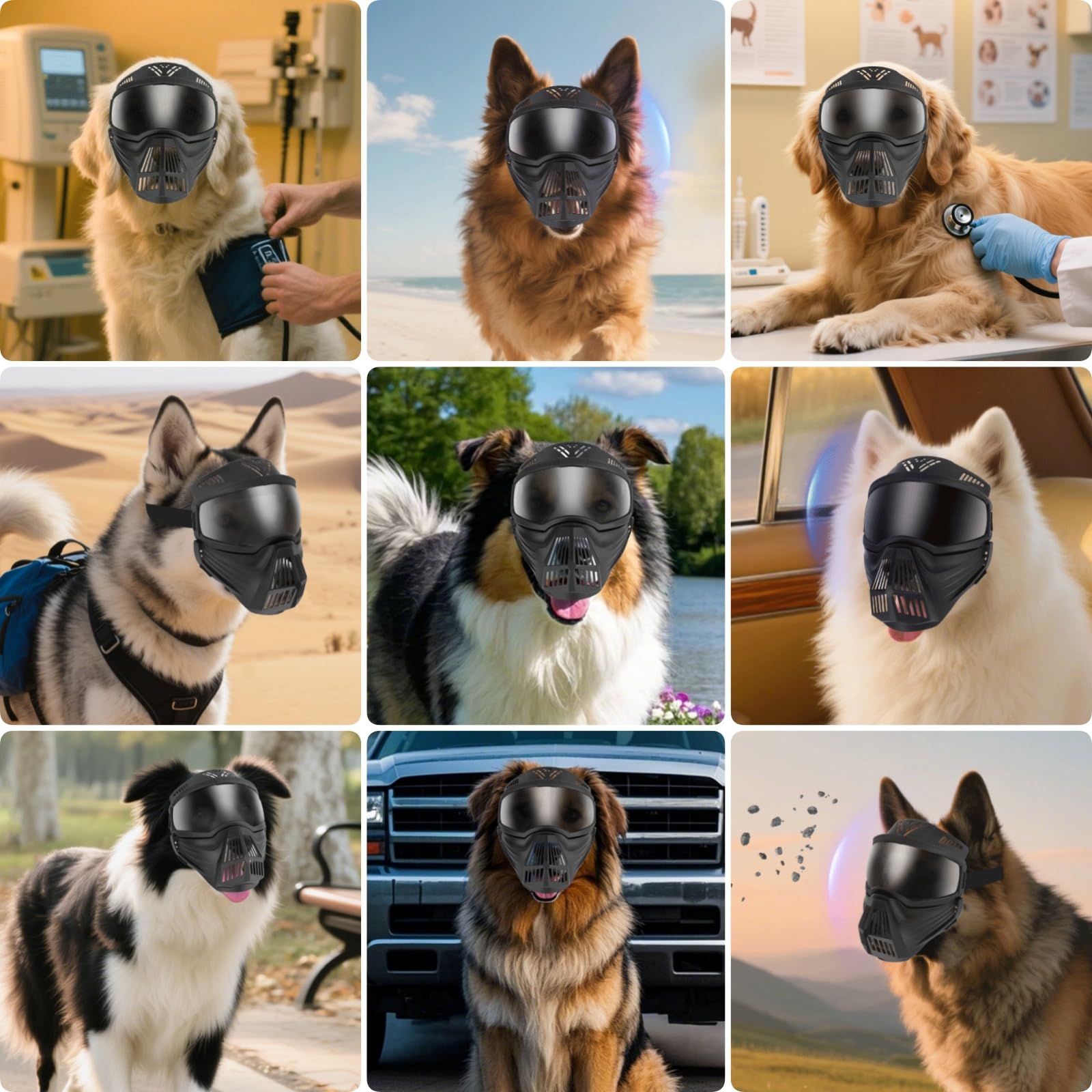 PETLESO dog goggles UV400 lens close-up shields eyes from UV rays