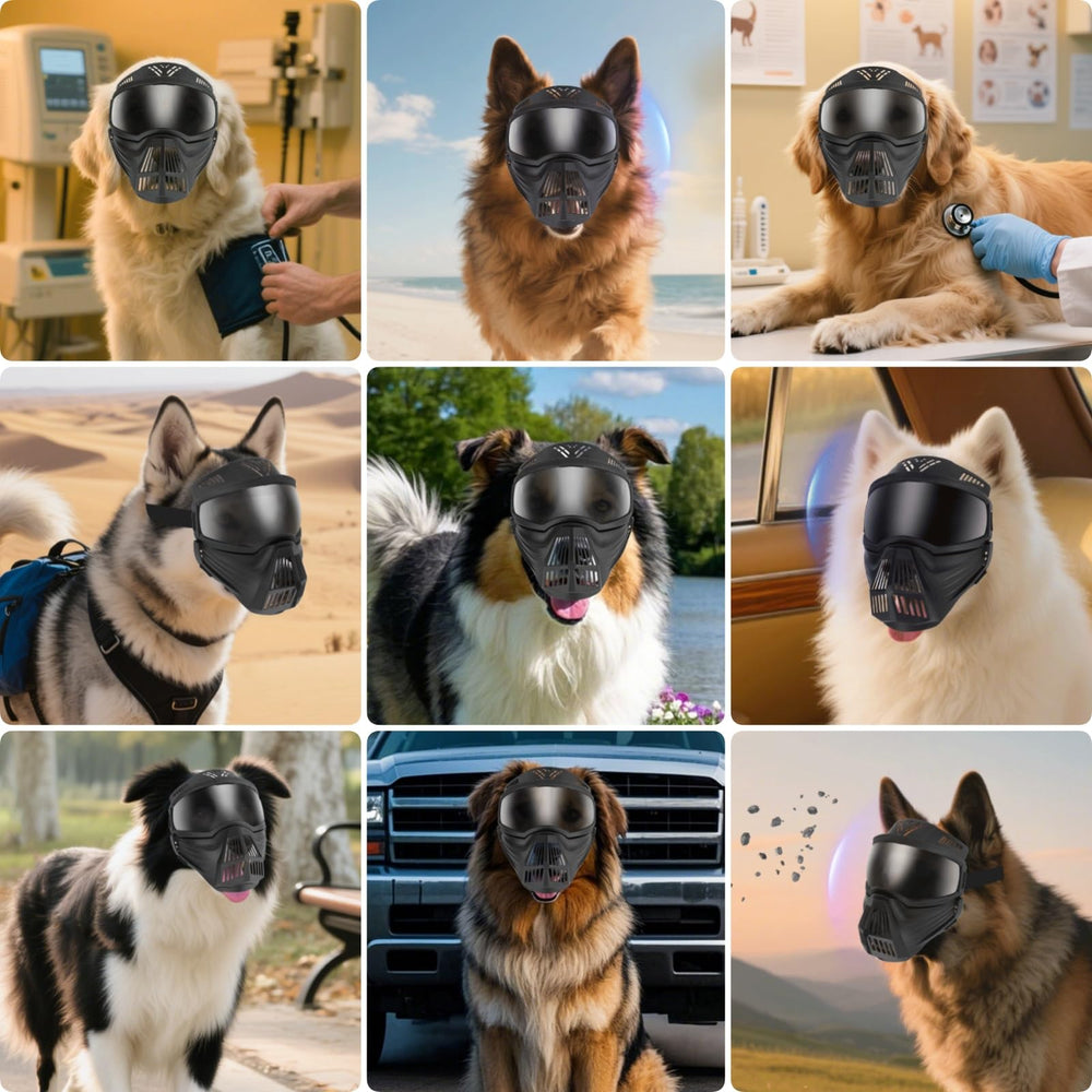 PETLESO dog goggles UV400 lens close-up shields eyes from UV rays