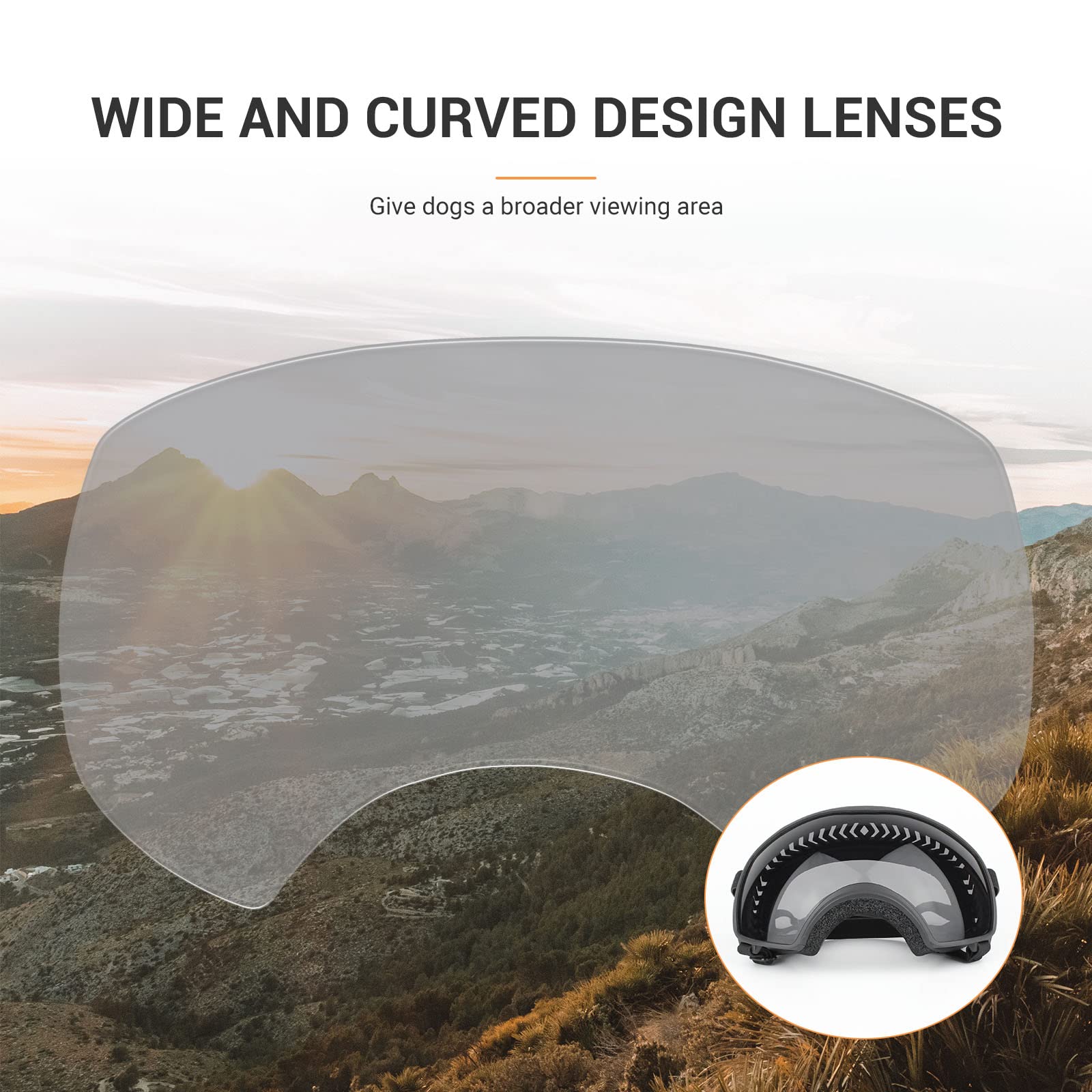 PETLESO wide-lens view demonstrates broader field of vision