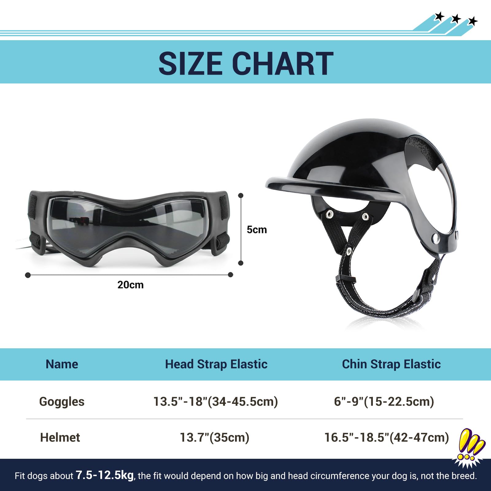 PETLESO dog helmet with ear holes for secure outdoor wear