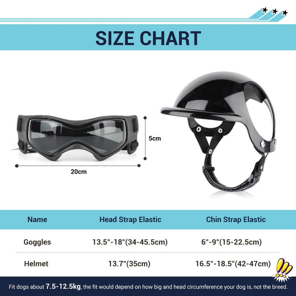 PETLESO dog helmet with ear holes for secure outdoor wear