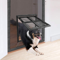 PETLESO dog screen door inner flap provides smooth passage for pets