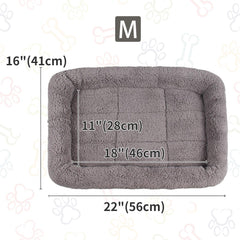 PETLESO small cat bed mat outer 16x22 supports medium pets comfortably.