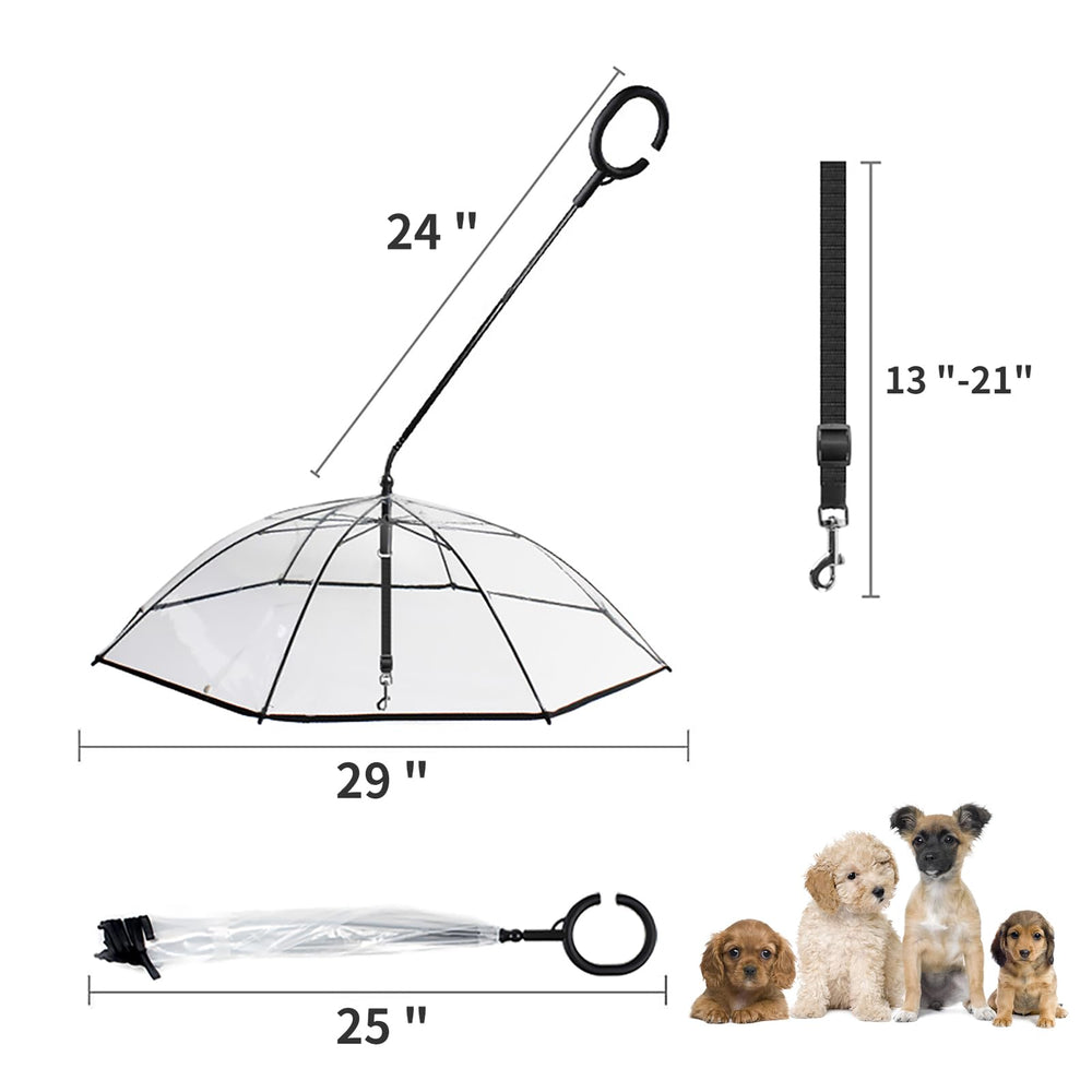 Petleso-umbrella-leash-length-adjustment: tailor leash length for you and your pet's pace.