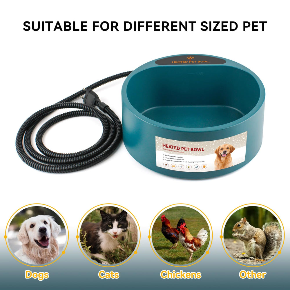 PETLESO interior water level illustration highlights 2.2L capacity for pets.