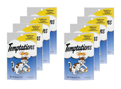 Petlewa Temptations hairball-control treats packaging for easy treating.