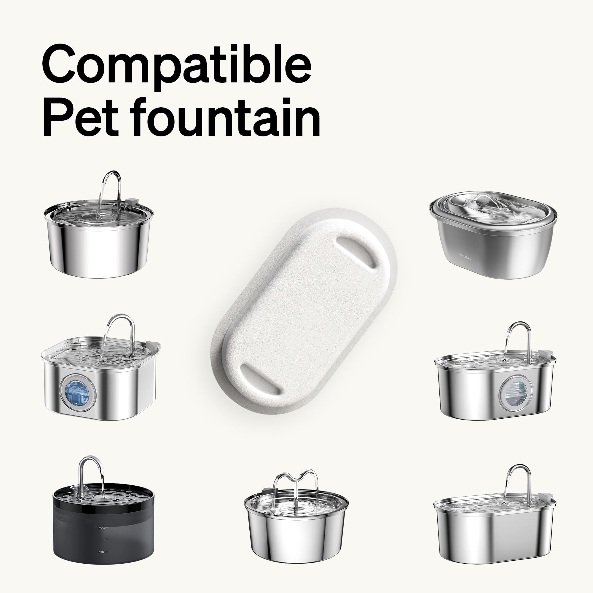 PETLIBRO filter sponges 8-pack help trap debris for longer-lasting fountain performance.