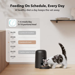 PETLIBRO Automatic Feeder control panel cover reducing accidental presses.