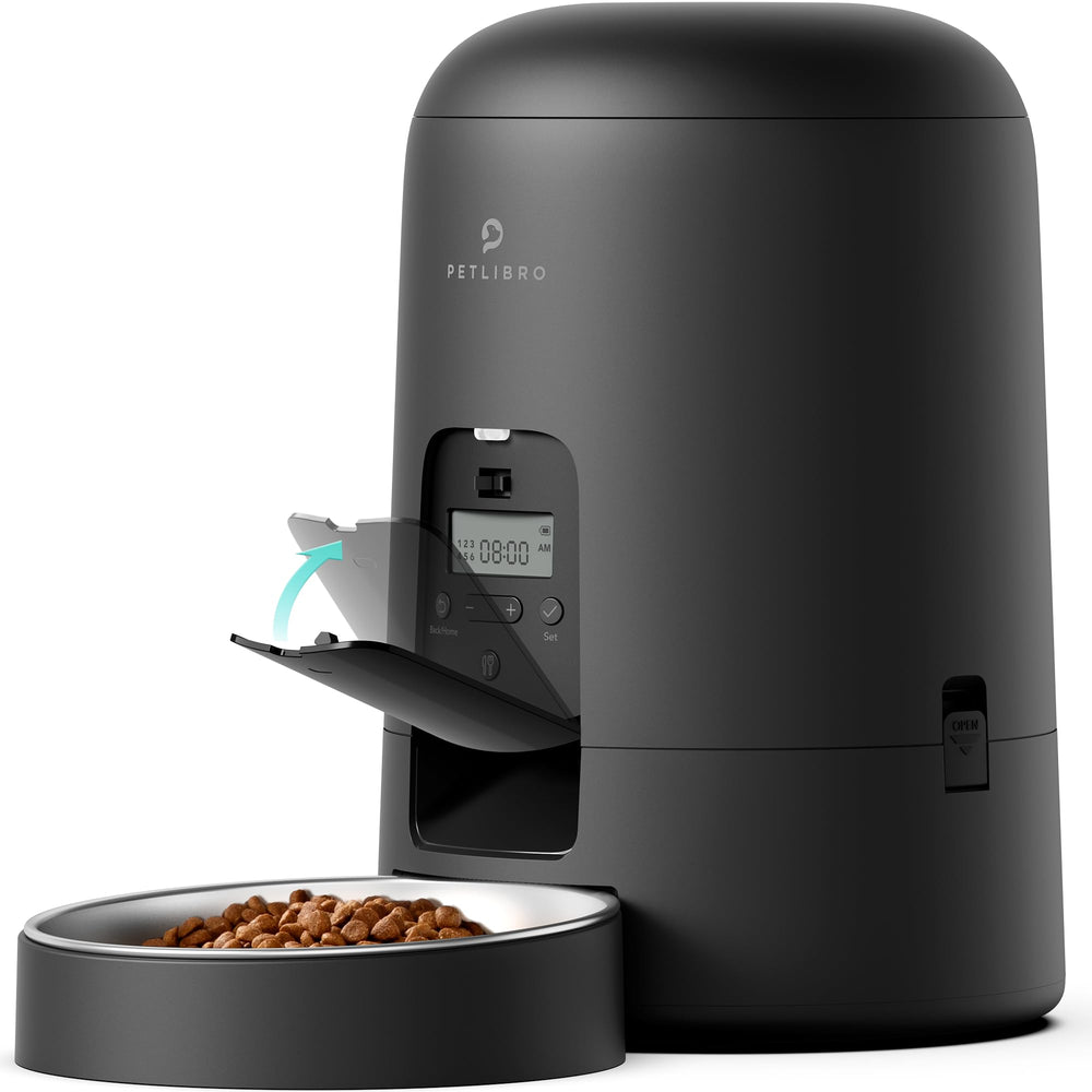 PETLIBRO Automatic Feeder front view for controlled, unattended pet meals.