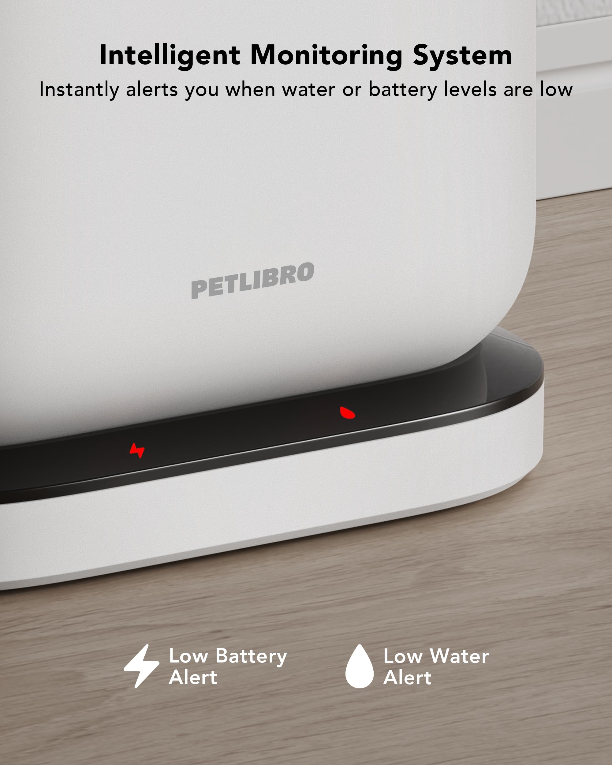 PETLIBRO non-woven fabric layer traps fine impurities for longer pump life