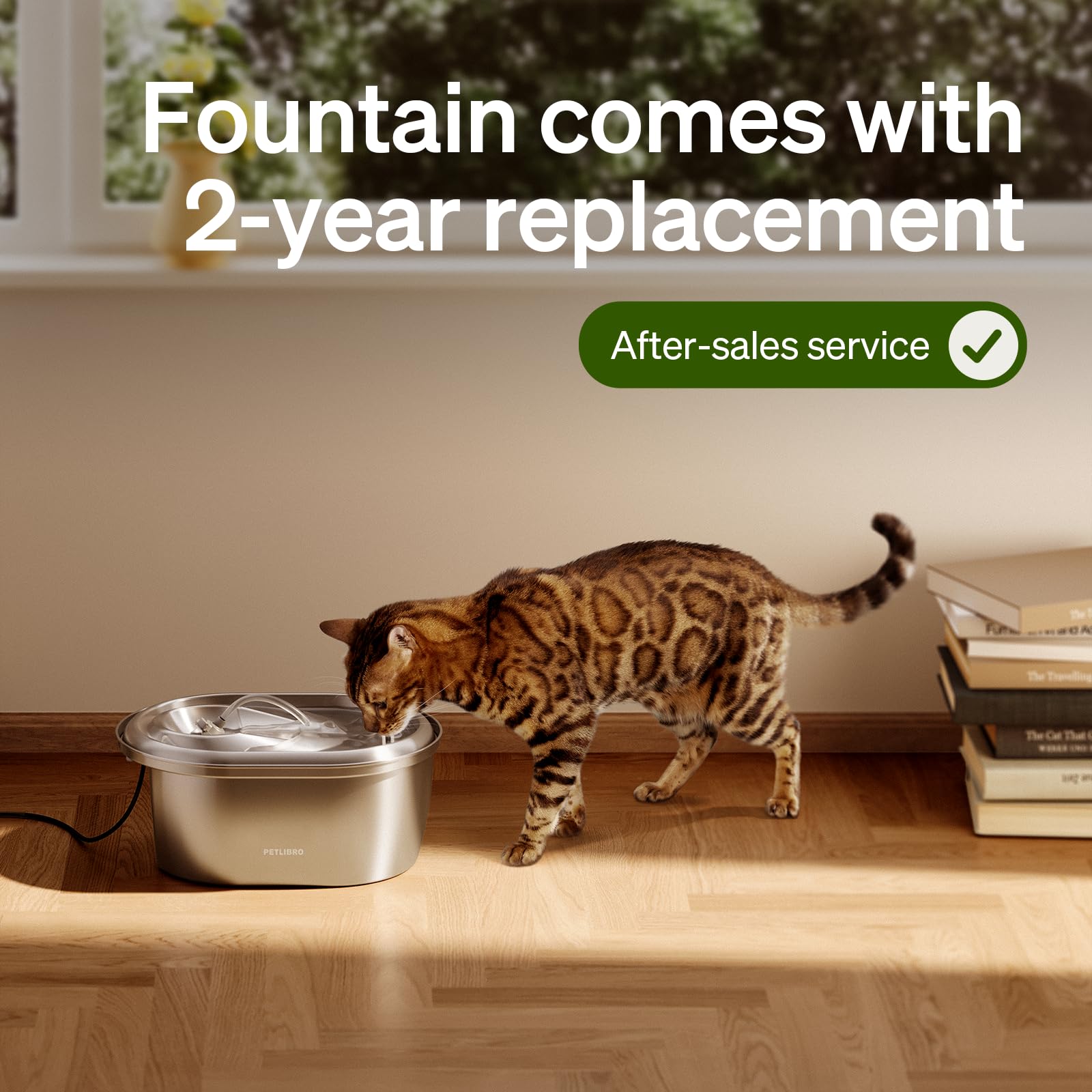 PETLIBRO installation visuals show quick, mess-free filter changes for busy households.