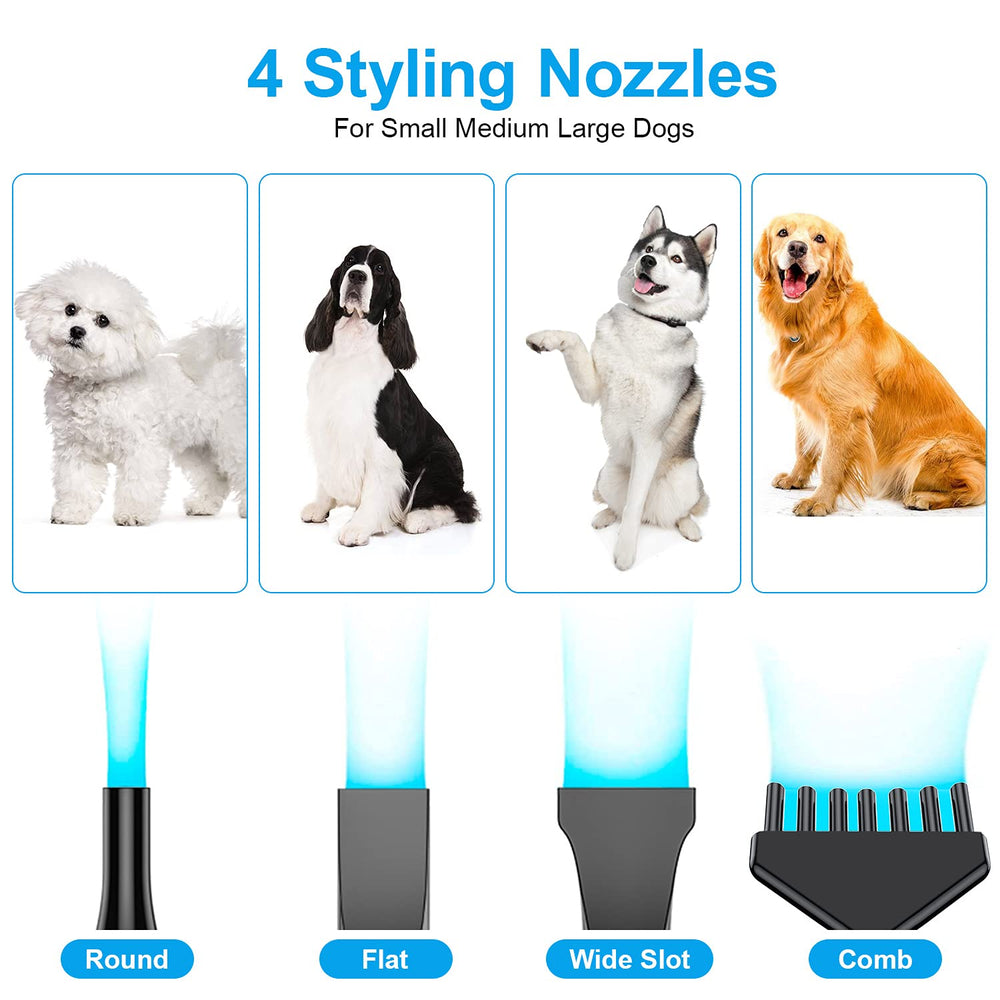 PetLife professional dog dryer low-noise operation keeps pets relaxed during sessions