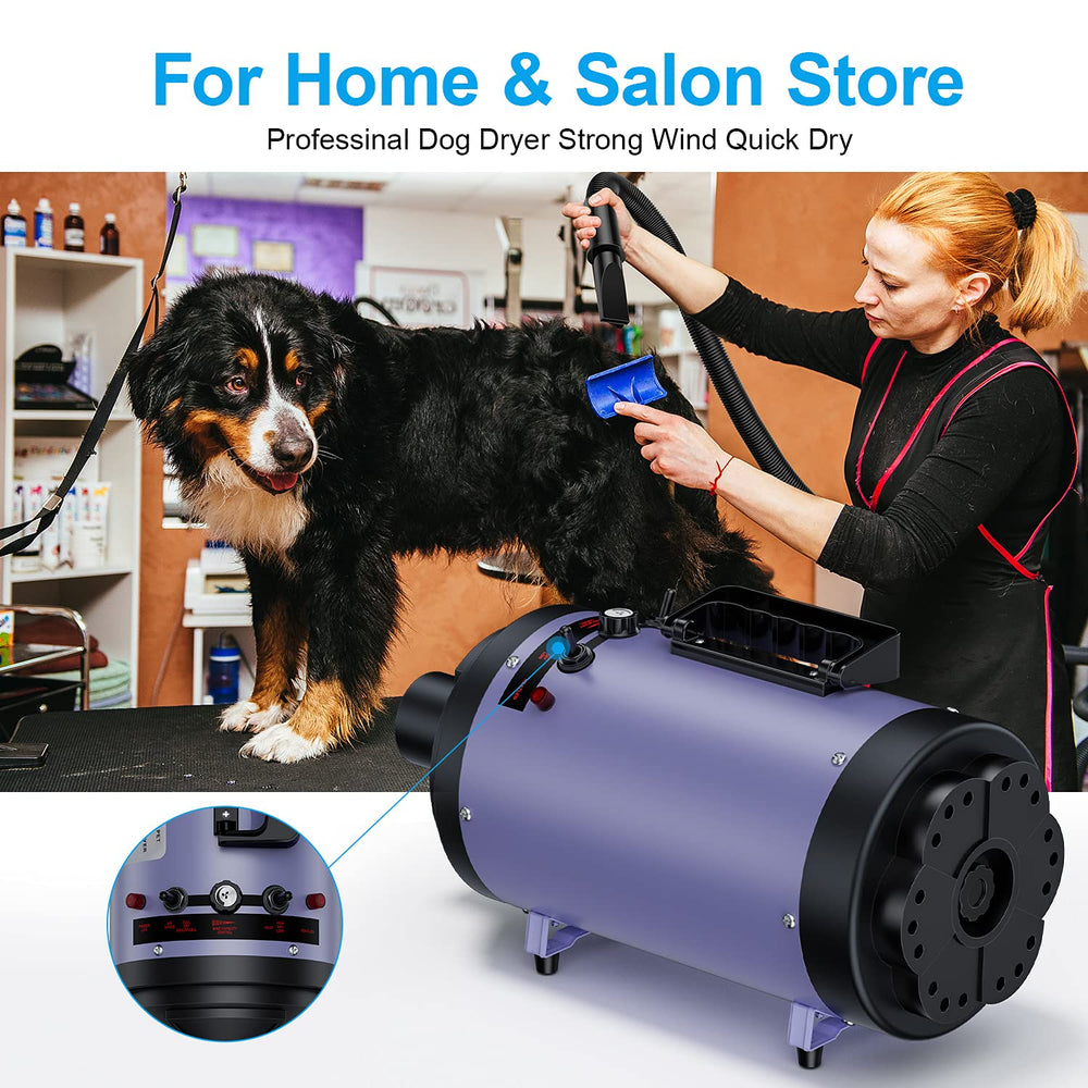 PetLife professional dog dryer nozzles attachments allow precise styling for different coats