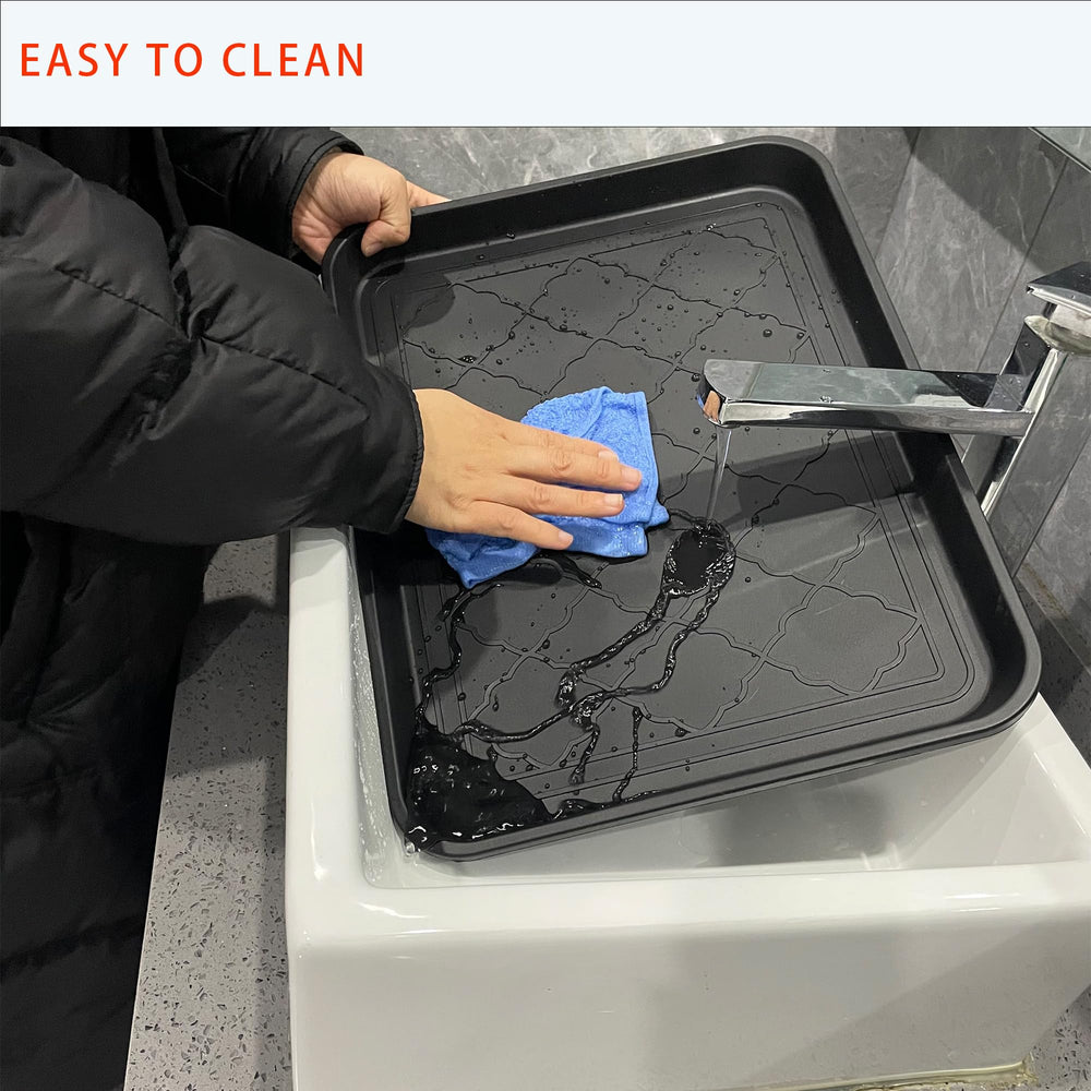 PetLike boot tray fits in car trunks for muddy boot storage