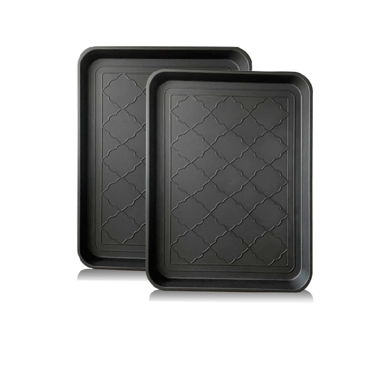 PetLike boot tray entryway two-pack helps contain mud at the door