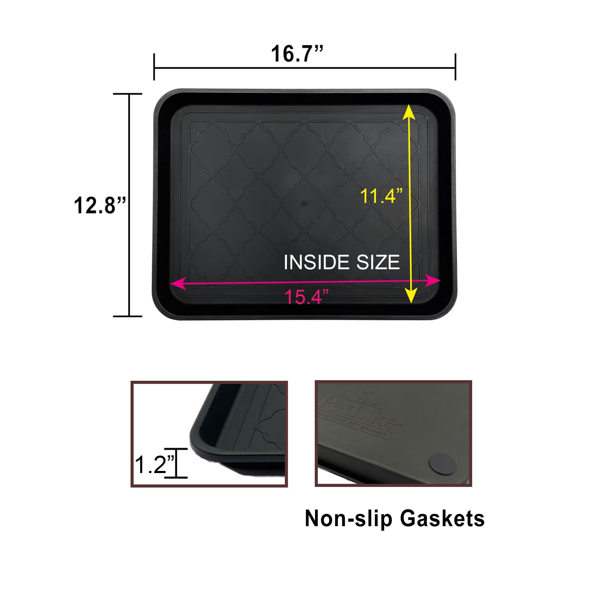 PetLike boot tray waterproof mud tray keeps floors dry after rain