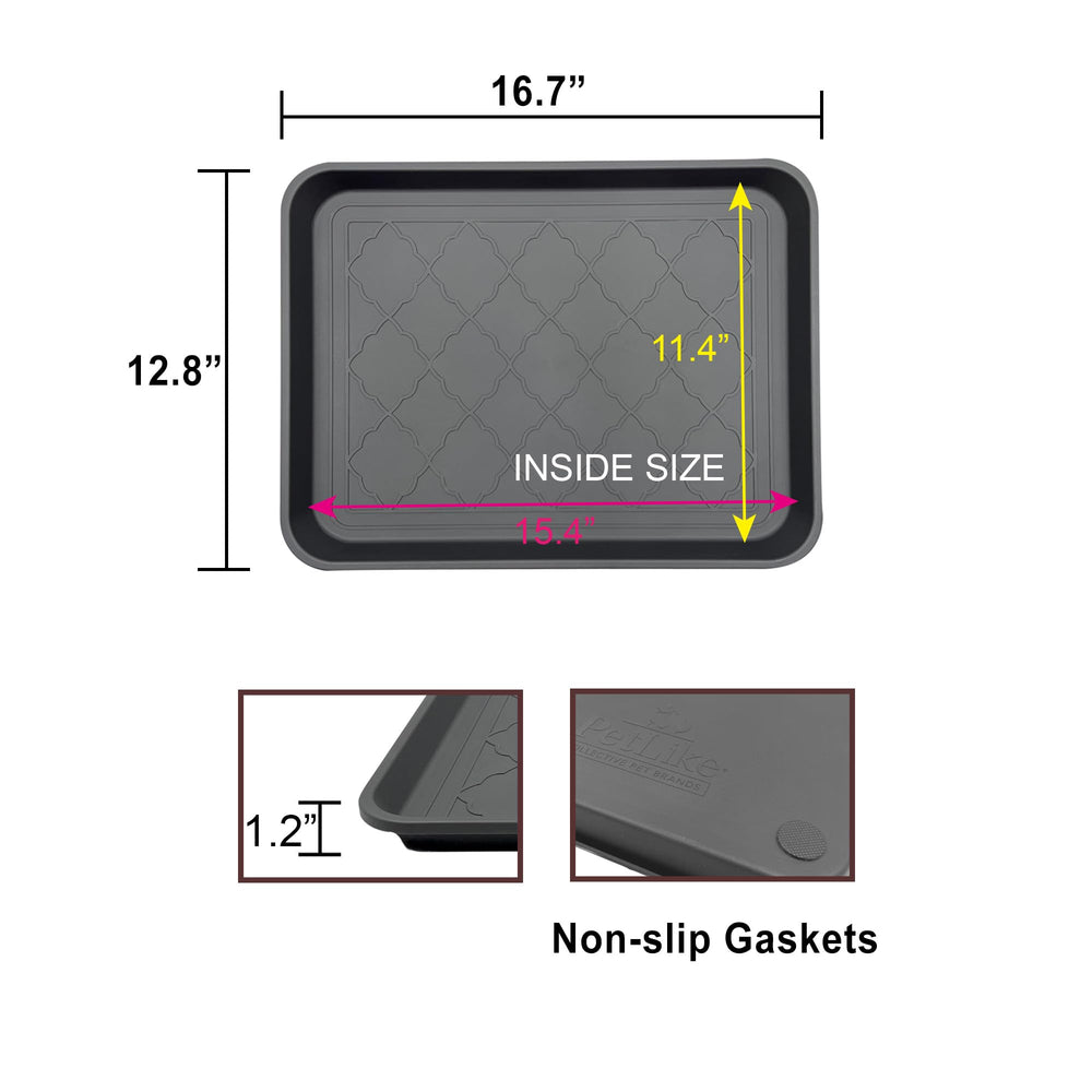 PetLike boot tray waterproof design protects floors in any space.