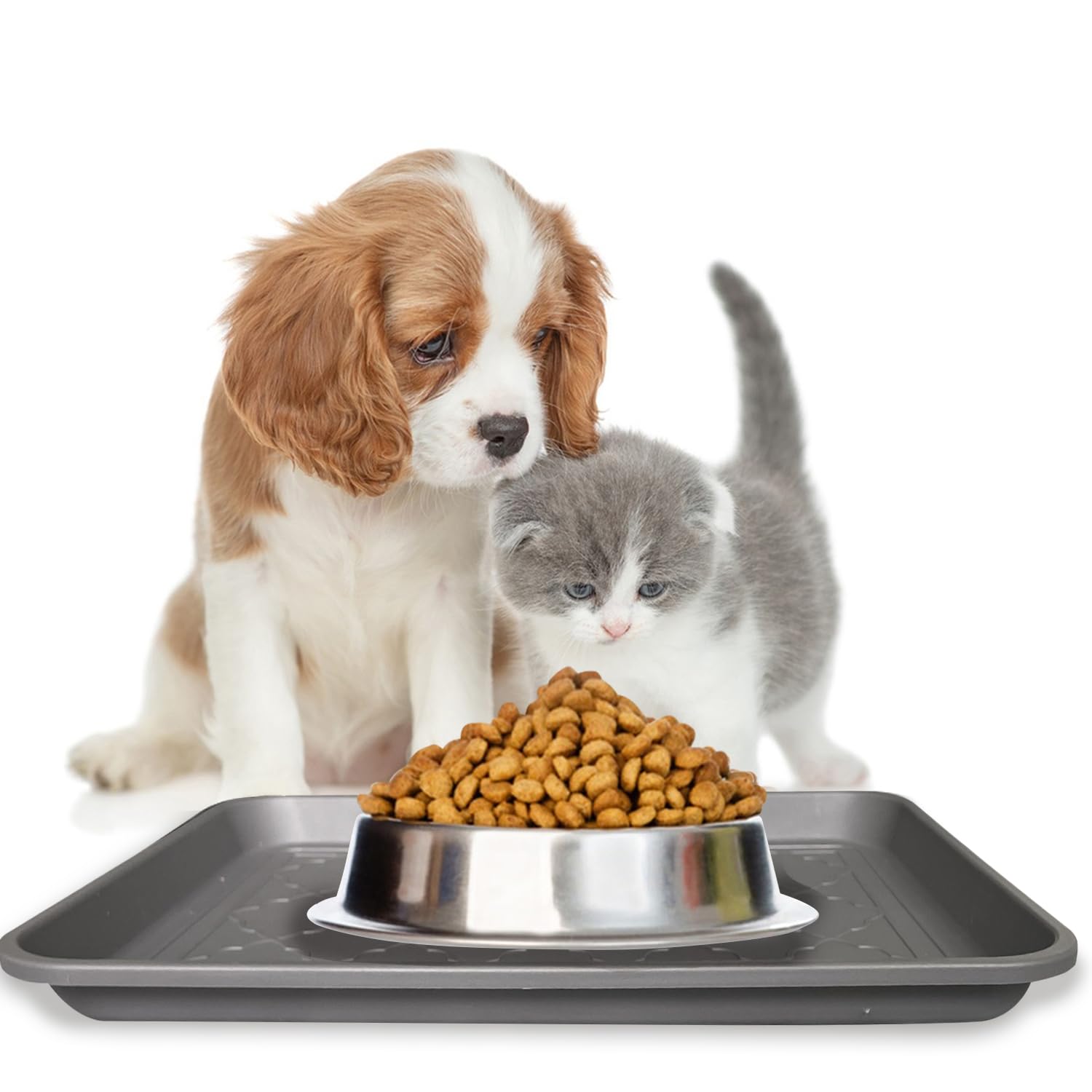 PetLike boot tray features non-slip back to prevent sliding.