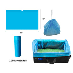PetLike Travel Cat Litter Box leak-proof-nylon exterior for mess-free trips.