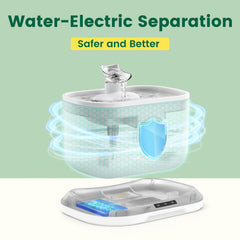 Petlipo battery-operated wireless pump keeps cords away from water for safer setup.