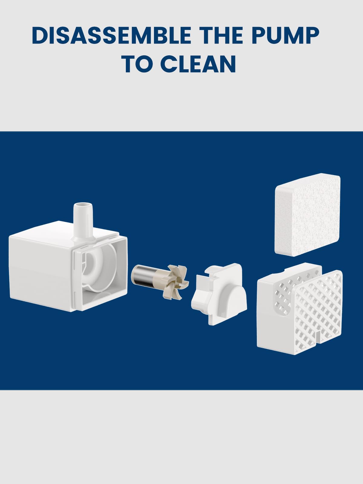 Capa de algodón y carbón activado para purificar el agua.