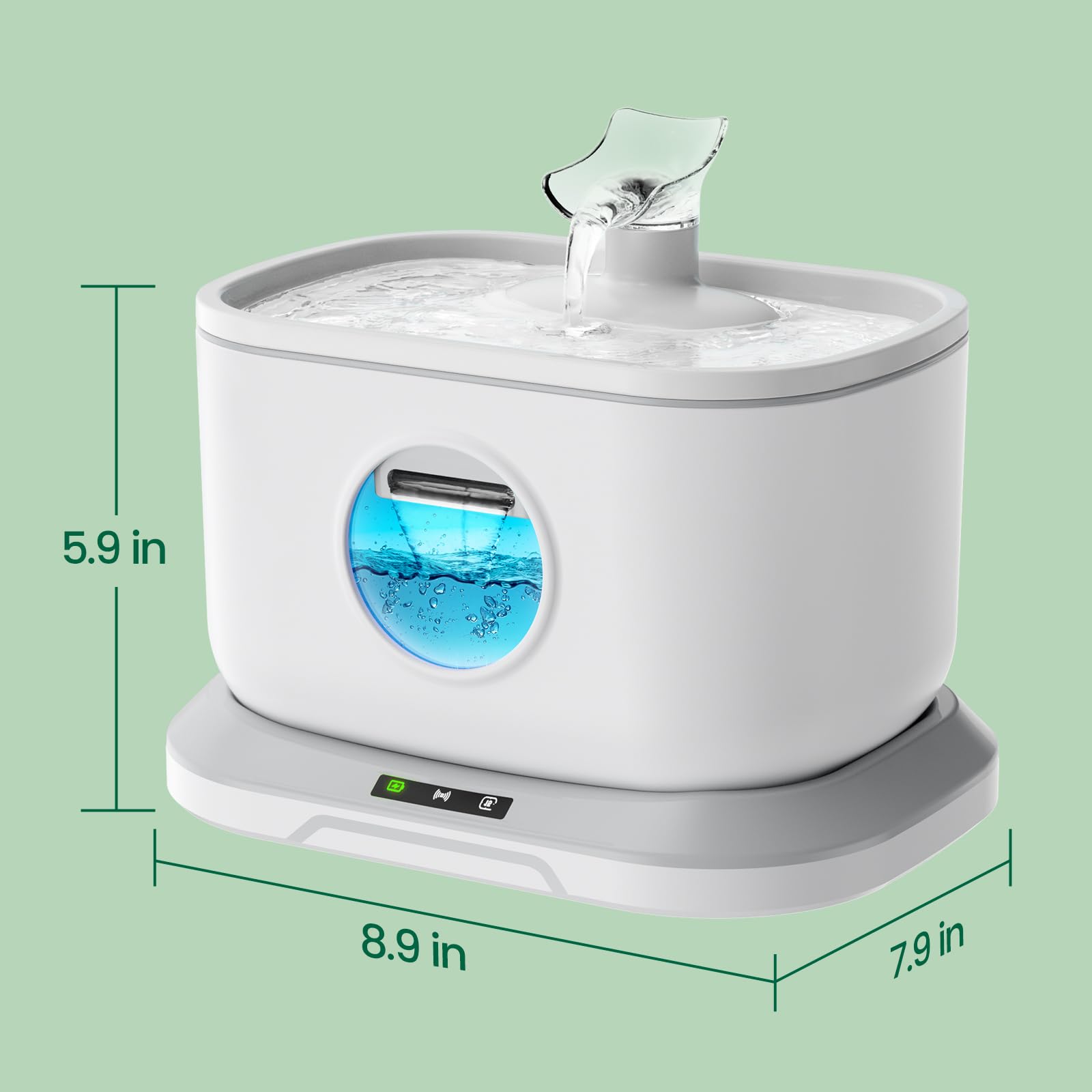 Petlipo smart reminders notify when to refill or recharge for no-surprise hydration.