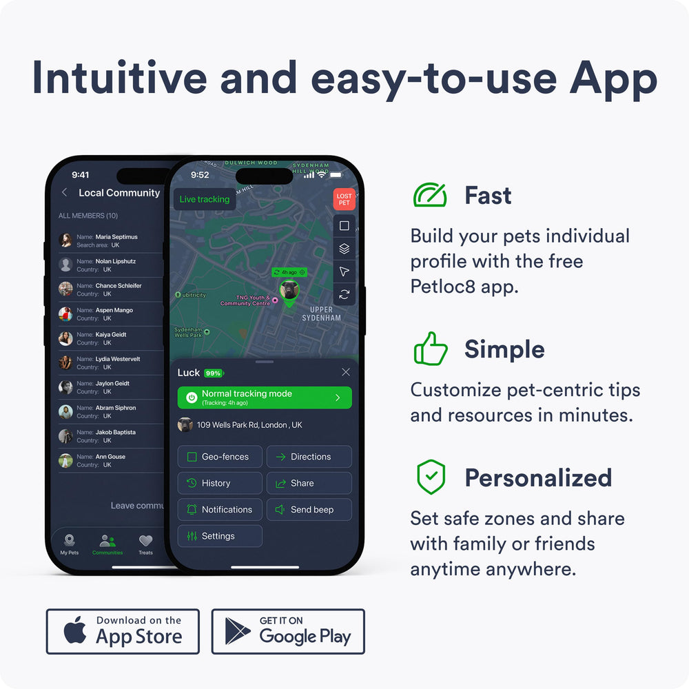 PETLOC8 subscription plans tailor features to your tracking needs