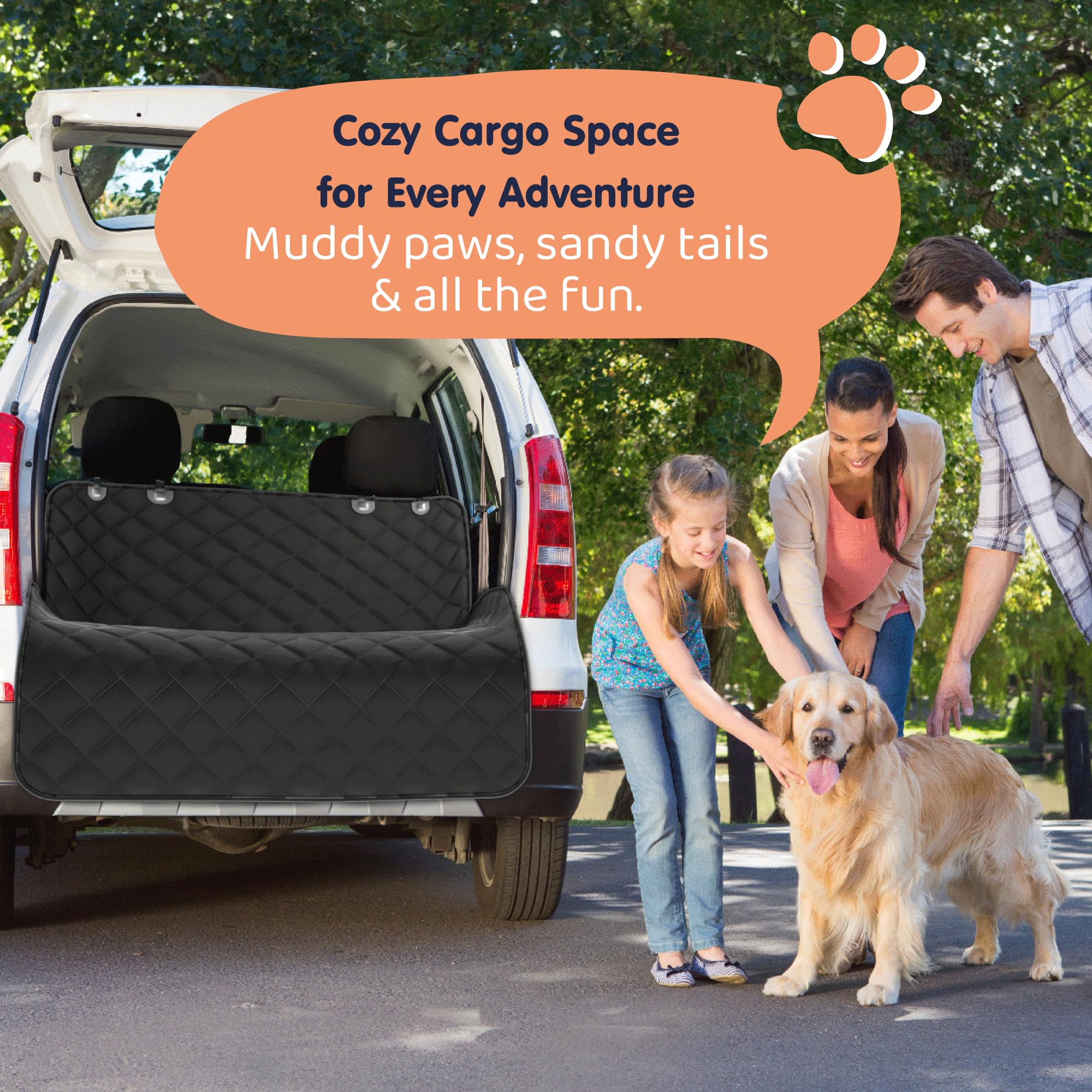 Petloox dog car seat cover installs quickly and washes
